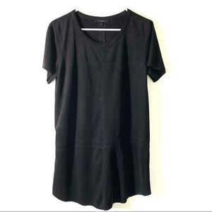 2/$35 Olivaceous Black Faux Suede Mini Dress